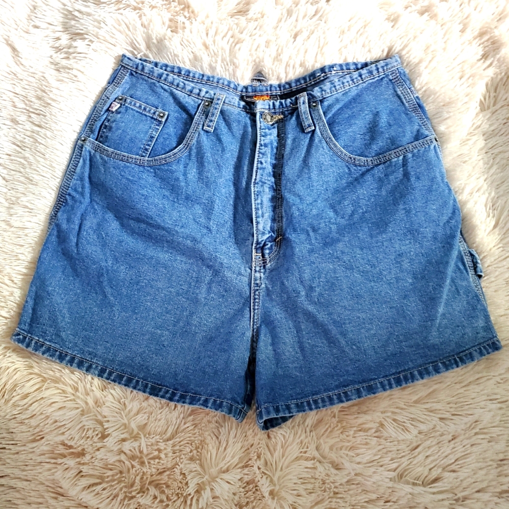 Utility high rise shorts
